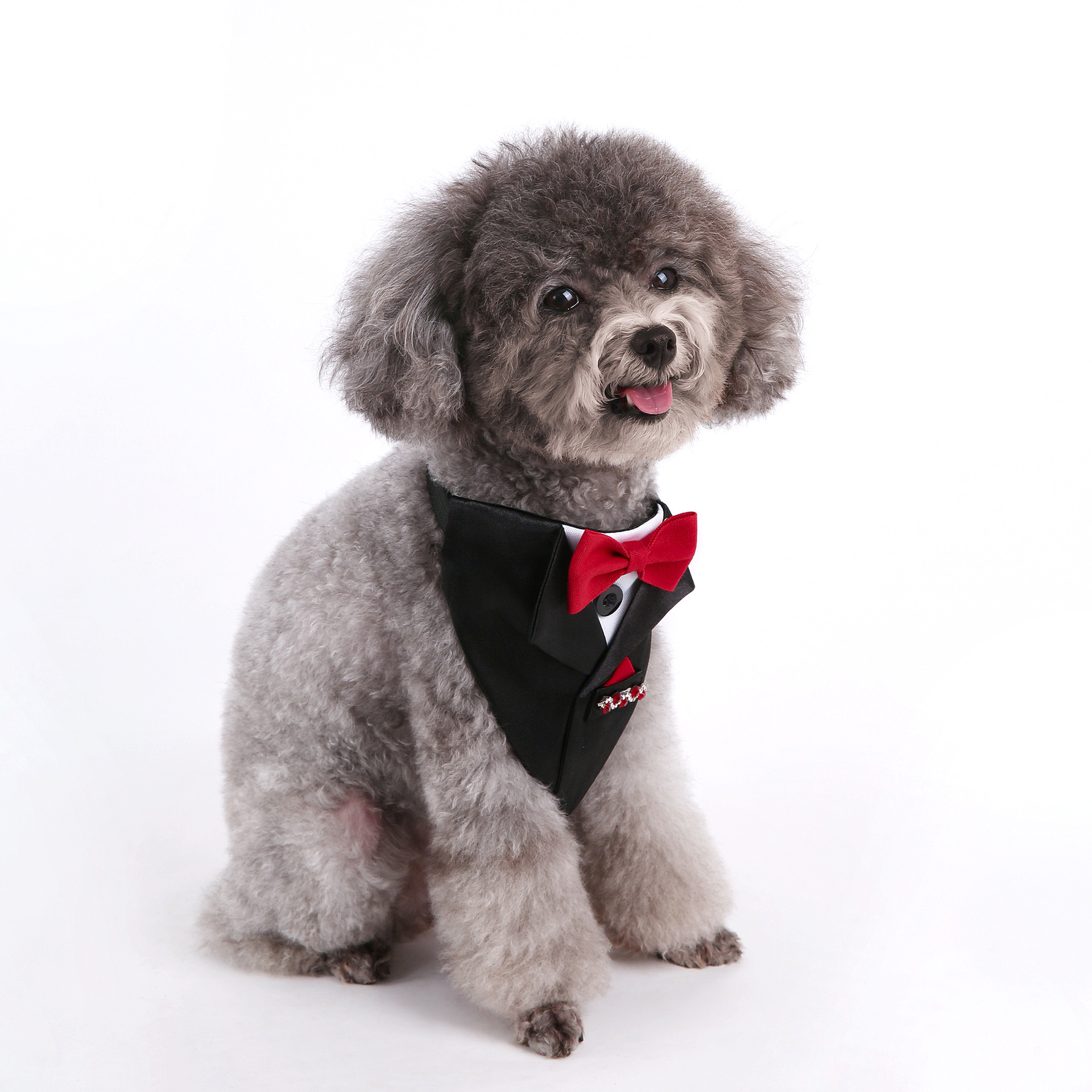 Nuevo traje de mascota transfronterizo toallas triangulares de perforación caliente fiesta de boda mascota decoración bufandas perros perros collares