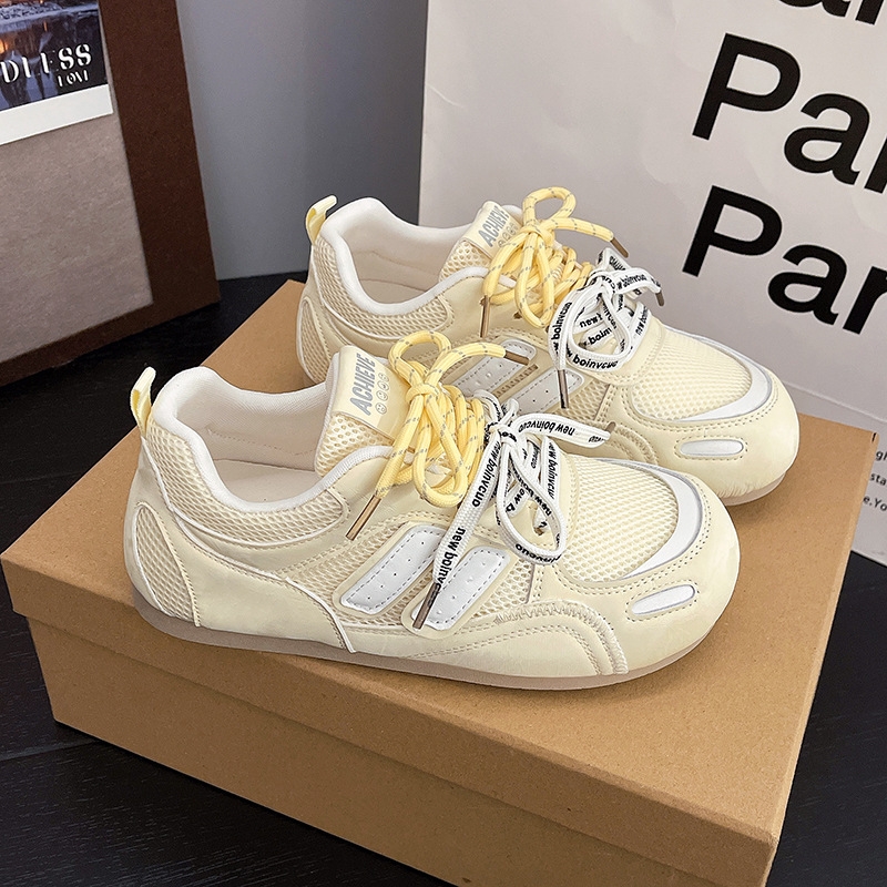 Thick-Soled Women's Ins-Style Versatile Sports Casual Sneakers for Students, 2026 Spring New German Training Shoes for Women, Soft Sole That Doesn'T Tire the Feet Thick-Soled Women's Ins-Style Versatile Sports Casual Sneakers for Students, 2026 Spring New German Training Shoes for Women, Soft Sole That Doesn'T Tire the Feet