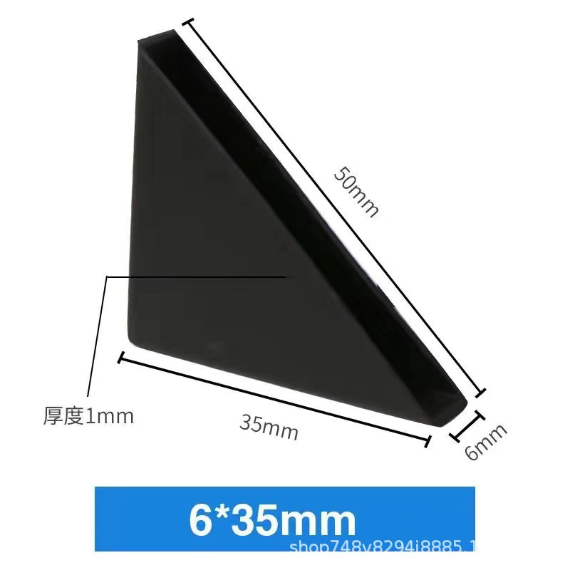 Embalaje de muebles triángulo anticolisión protección de esquina de plástico vidrio mármol protección de esquina de plástico fabricante