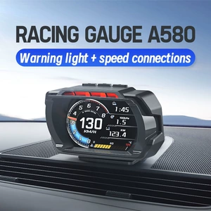 A580 avtomobil OBD cihazı HUD head-up displey su temperaturu yarış dəyişdirilmiş ümumi yürüş sürətölçən