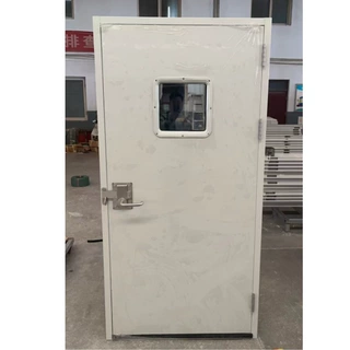 养猪场专用门 镀锌板猪舍门 平开样式 防腐蚀防锈耐用型 森工品牌
