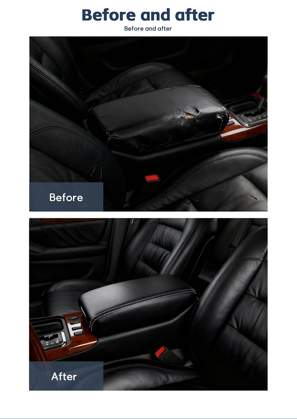 Suitable for 99-05 Lexus Armrest Box Lexus Gs300 Gs400 Gs430 Center Console Armrest Leather Cover