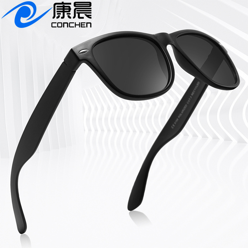 时尚欧美偏光太阳眼镜 个性米钉经典复古墨镜男士驾驶 太阳镜批发