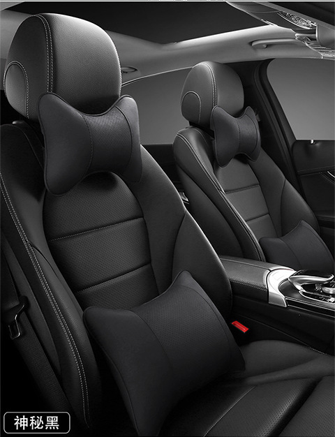 Suede car headrest car interior accessories car neck pillow small pillow seat cushion large pillow bone headrest