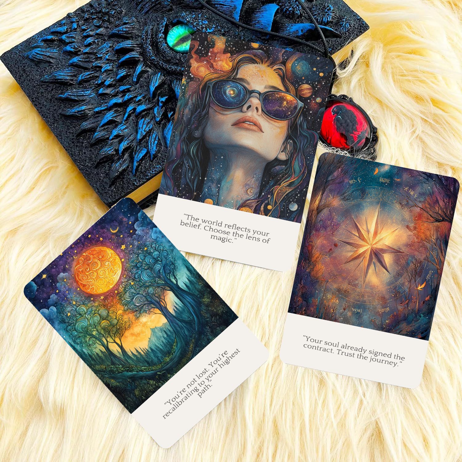 Cross-border Creative Tarot Board Game Cards, Cosmic Answers, New English Version Tarot_voghion.com