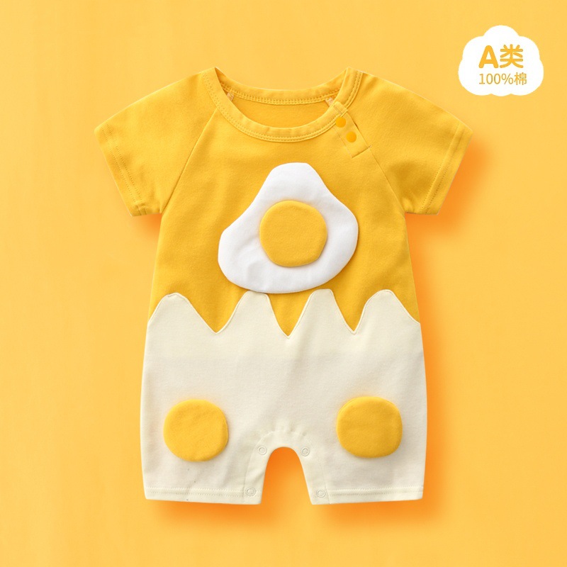 Verano nuevo bebé algodón mono adorable bebé super lindo ropa de vestir en línea rojo explosivo ropa infantil exclusiva transfronteriza