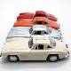 Cross-border alloy classic car model back to open the door car