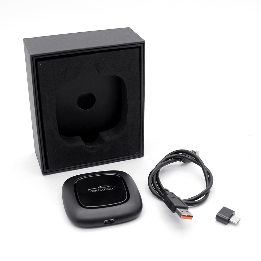 BOX Apple carplay módulo inalámbrico Bluetooth conexión teléfono móvil pantalla carpaly caja navegación Android