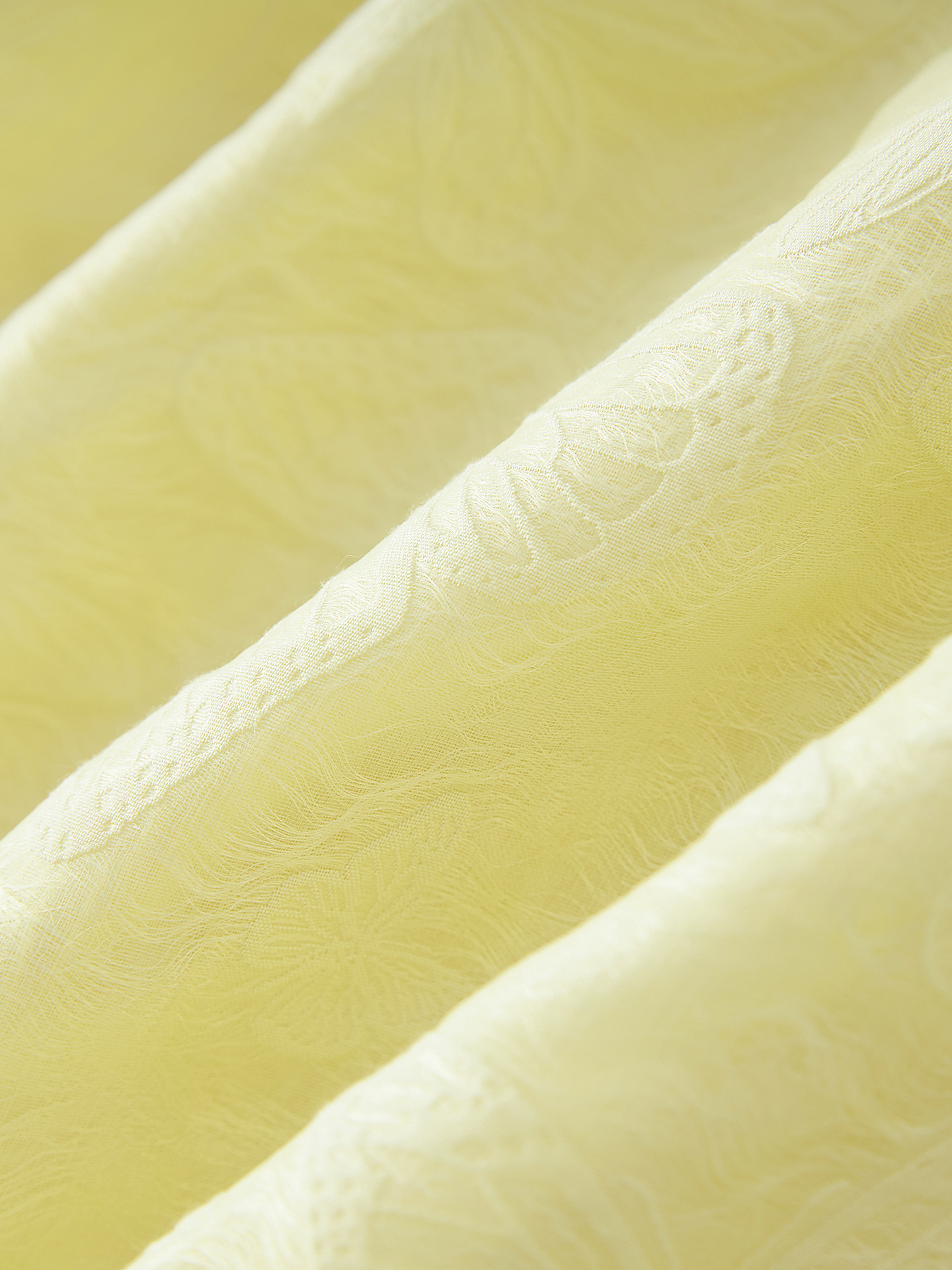 Váy maxi nữ thắt eo họa tiết bướm dập nổi jacquard — Màu hồng
