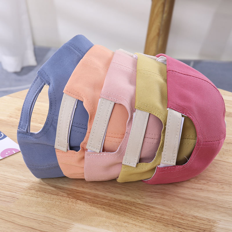 Candy Color Embroidery Soft Brim Hat Spring And Autumn Outdoor Sunshade Baby Hat display picture 7