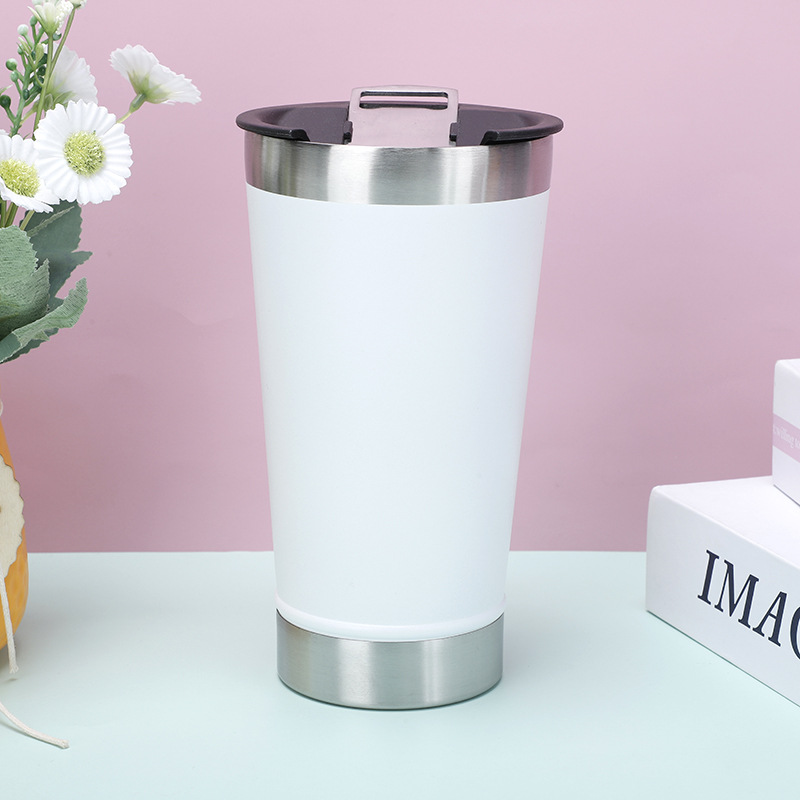 Ventas transfronterizas de acero inoxidable 304 con abertura de botellas de cerveza de acero inoxidable 304 tazas de aislamiento de automóviles tazas de hielo