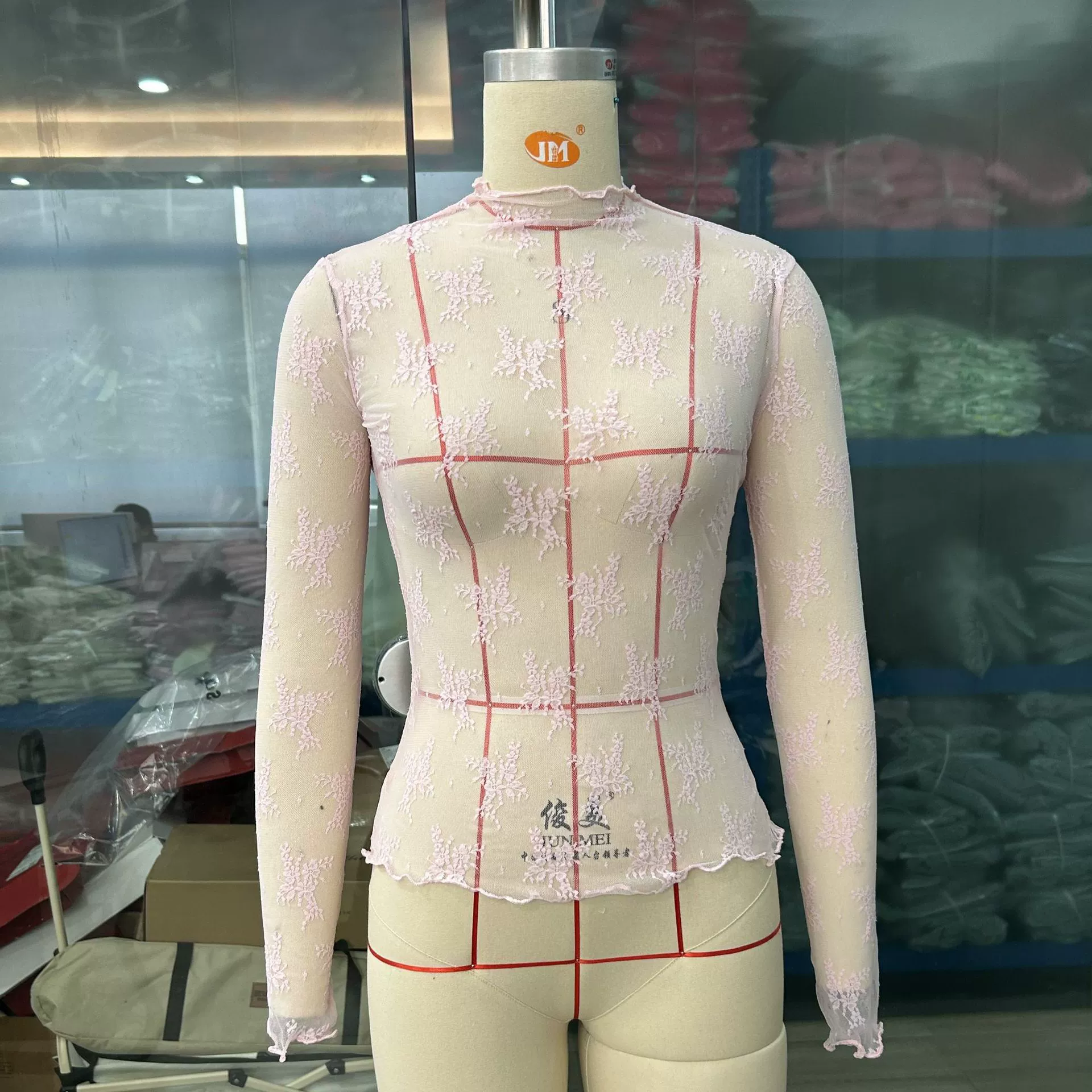 Туника из сетки с длинным рукавом, женская полупрозрачная растяжимая lace, дышащие многоцветные, размеры S–XL