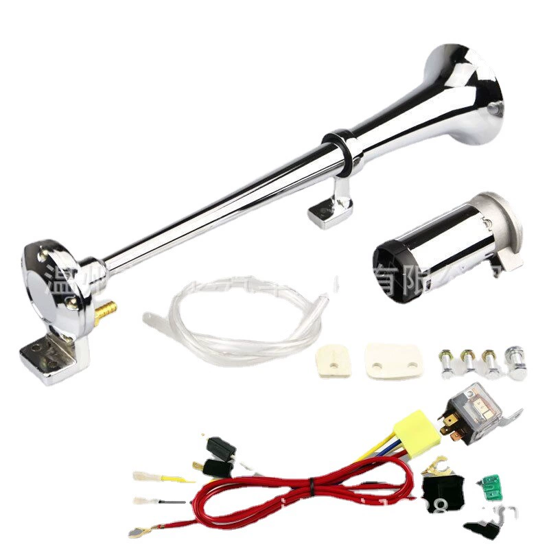 450 мм мотоцикл автомобиль поставляется с газом металл одной трубки Воздушный Рог оптом