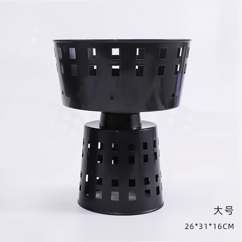 Cubo de flores de plástico que aumenta la envoltura de flores artefacto forro de unión de flores estabilizador cuadrado muelle Dispositivo de envoltura de flores material de embalaje de la flor