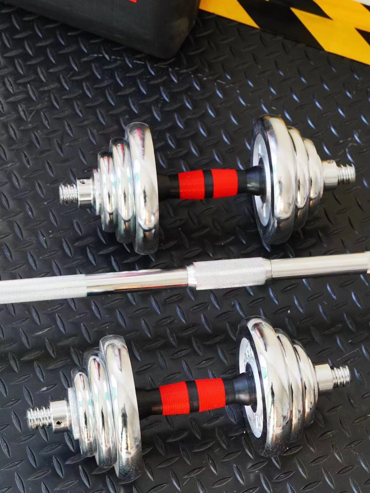 Electroplated Dumbbell Set Fitness Equipment Electroplated Dumbbell Training Adjustable Solid Dumbbell Set Electroplated Dumbbell