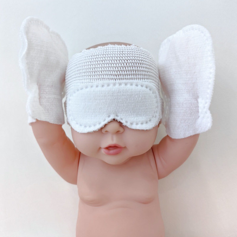 网套式隔离眼罩 婴儿光疗眼罩  新生儿防蓝光眼罩 套头式眼罩护眼