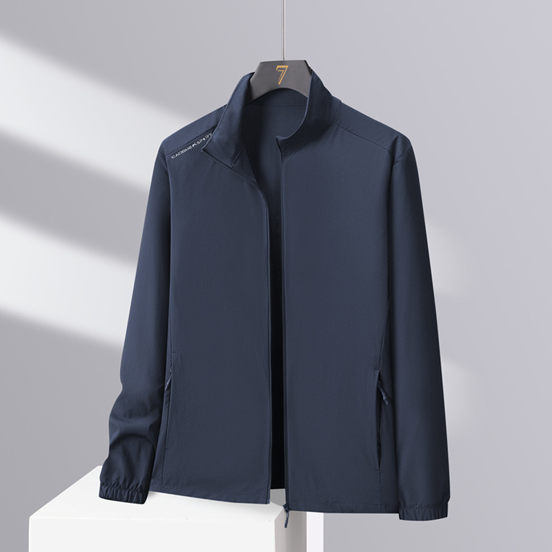 Sun protection clothing for men and women, summer thin cardigan, men's breathable travel jacket, UV protection