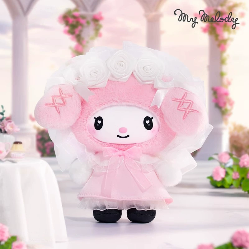 Подвесная плюшевая слепая коробка (Sanrio) — серия Angel Garden и персонажи, коллекционные мини-игрушки