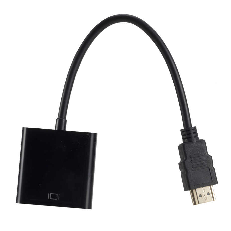 Adaptador HDMI a VGA con alimentación, 0,2 m