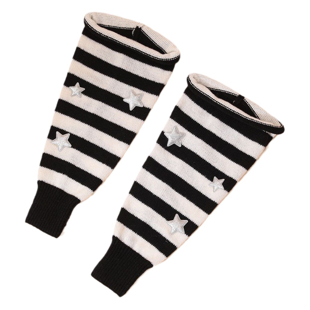 Nuevos calcetines japoneses JK de mujer calcetines largos de acrílico de becerro versión de estrella de cinco puntas chica caliente calcetines de pila de moda