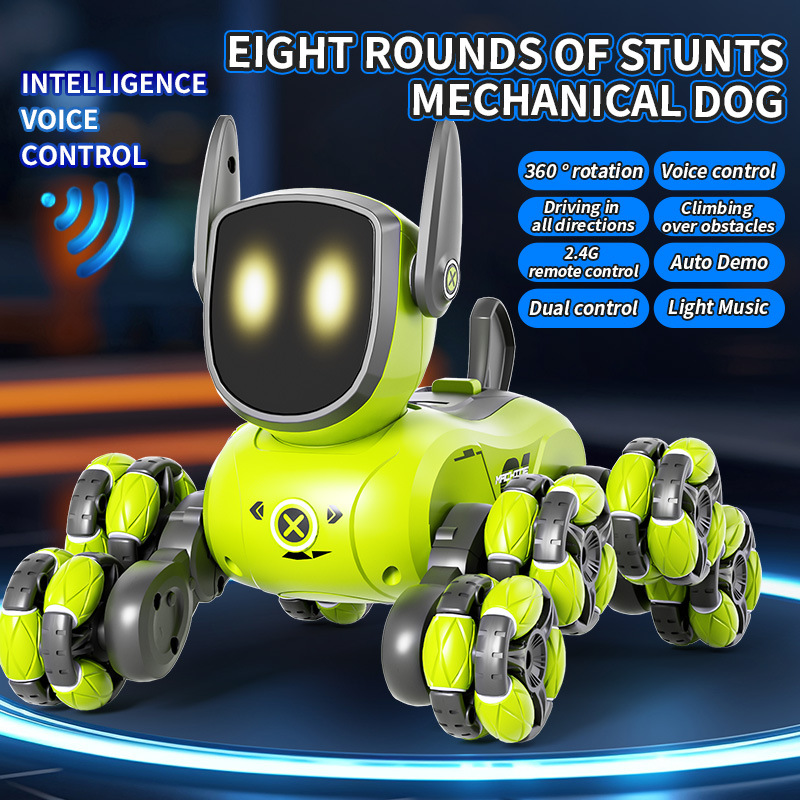 Robot Q200 JJRC de ocho ruedas con inducción por gestos control remoto acrobacias juguete infantil