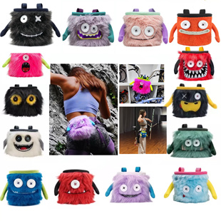 Authentic Bradelis Cute Rock Climbing Magnesium Powder Bag Cartoon Bouldering Bag Popular Bicycle Head Bag Archery Scattering Bag