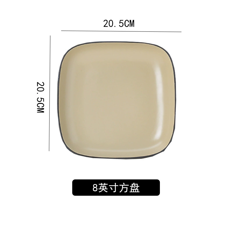 Tableware, set, creative ceramic soup bowl, simple and elegant design