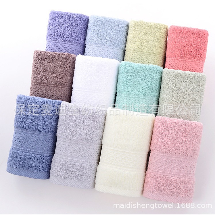 Fábrica al por mayor Toalla de algodón Toalla de baño suave absorbente regalo bordado packable caja de regalo publicidad Toalla de protección laboral