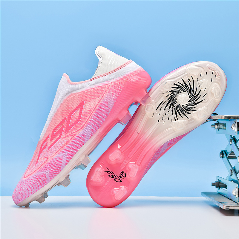 Zapatos de Fútbol de Entrenamiento Juvenil con Suela de TPU Ligeros y Flexibles para Césped Natural y Artificial
