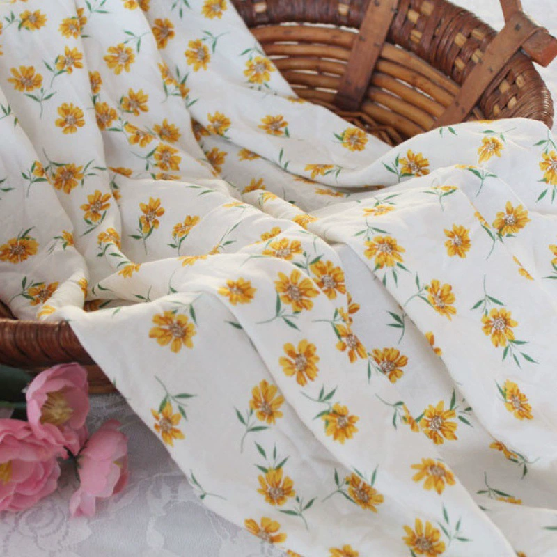 Шифон шелковая ткань, летний пижама, домашняя одежда, floral print
