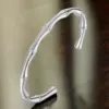 14-B-11 steel color C-shaped bracelet