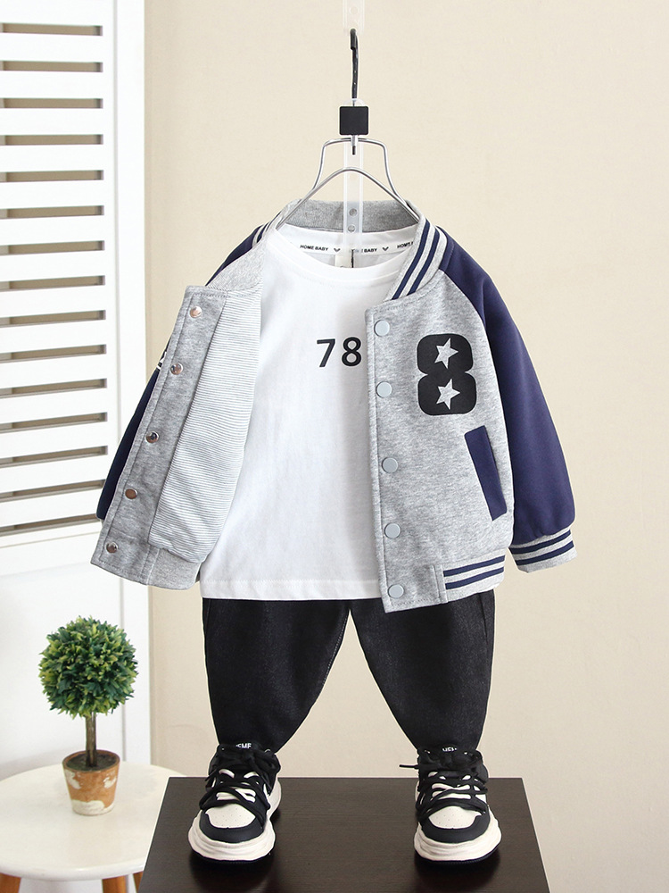 5888 Chaqueta de dinosaurio para niños Otoño Camisa con capucha de estilo occidental para niños 2024 Nuevo estilo Niño bebé Primavera y otoño Moda