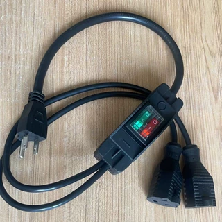 浙江锦婷定制IP66 308防水开关 美规三插母插 14AWG 16A250V 大电