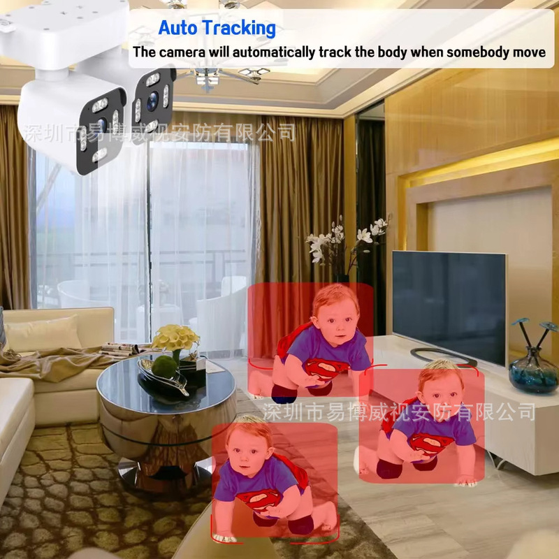 icam36 新しいホットスタイル屋外統合デュアル PTZ デュアル画面デュアルガン HD ワイヤレス WiFi カメラ|undefined