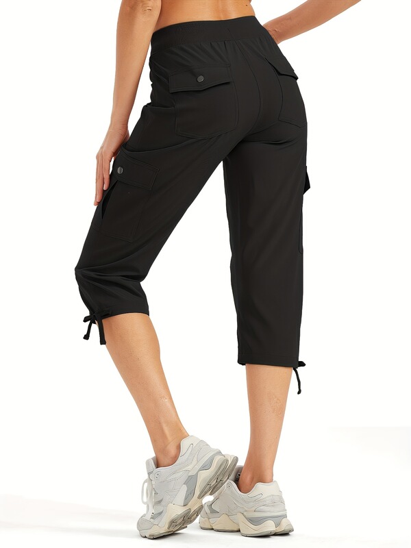 O 92745L Women's Quick Dry Cargo Capris Women's Quick-Dry Workwear Capris Pants