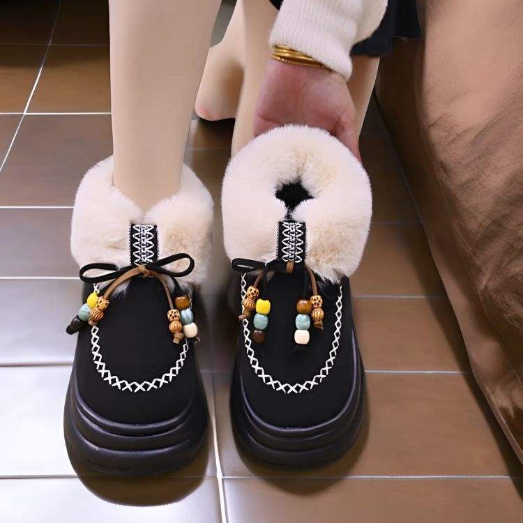 Thick-Soled Height-Increasing Cotton Shoes, Thickened 2025 Heel-Covering Home Shoes, Short-Tube Furry Shoes for Small People, Cute Women's Snow Boots Thick-Soled Height-Increasing Cotton Shoes, Thickened 2025 Heel-Covering Home Shoes, Short-Tube Furry Shoes for Small People, Cute Women's Snow Boots