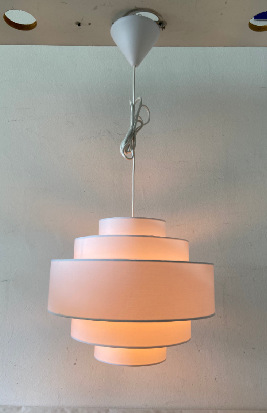 Comercio exterior leche blanca lámpara de tela estilo nórdico moderno minimalista equipo profesional de diseño fábrica al por mayor