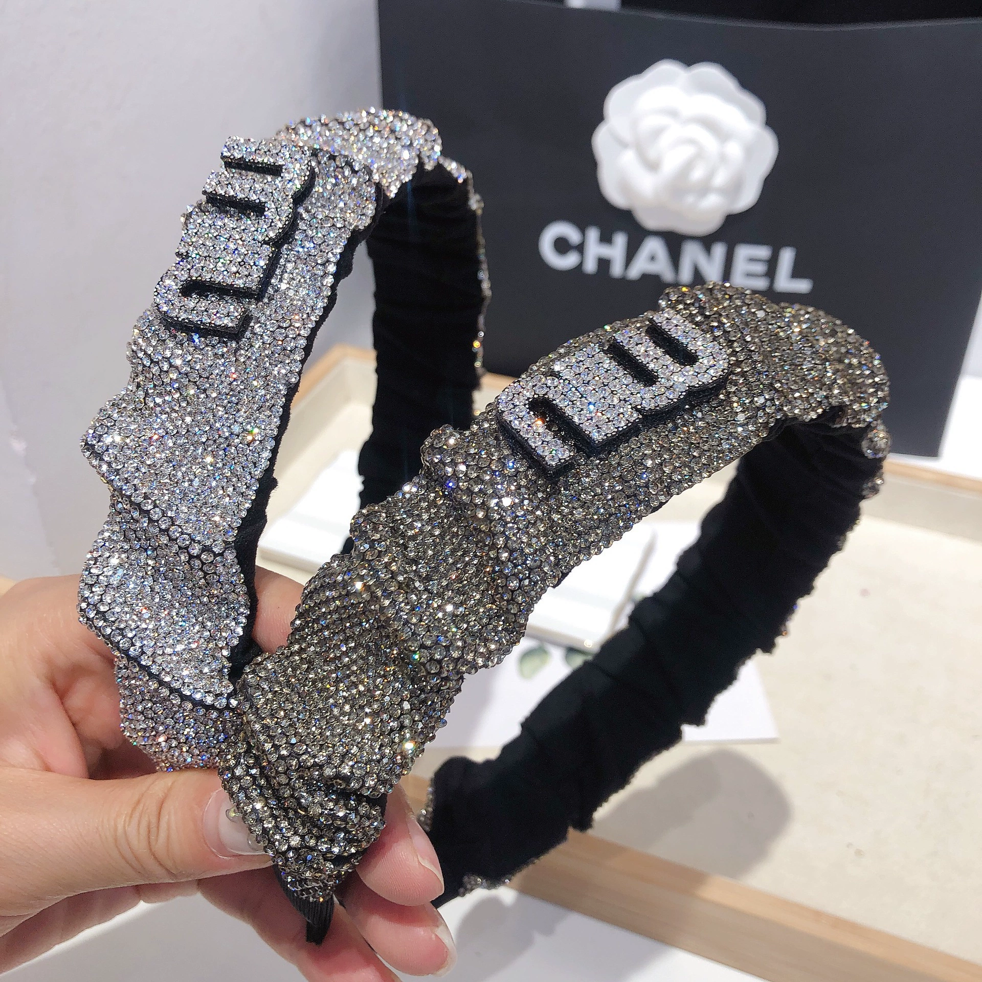 Заколки, ретро универсальная повязка для лица умываться выходить стиль фото, французский стиль, бриллиантовая инкрустация, интернет-знаменитость