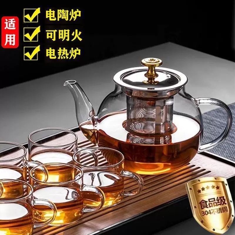 Explosion-proof teapot for home use, tea, anti-scald, increased thickness