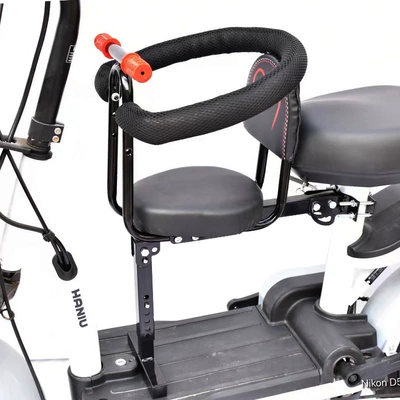 Electric car child seat: Seat Front-Mounted Aima Electric - 308-thickened-single-seat-armrest-circle-backrest