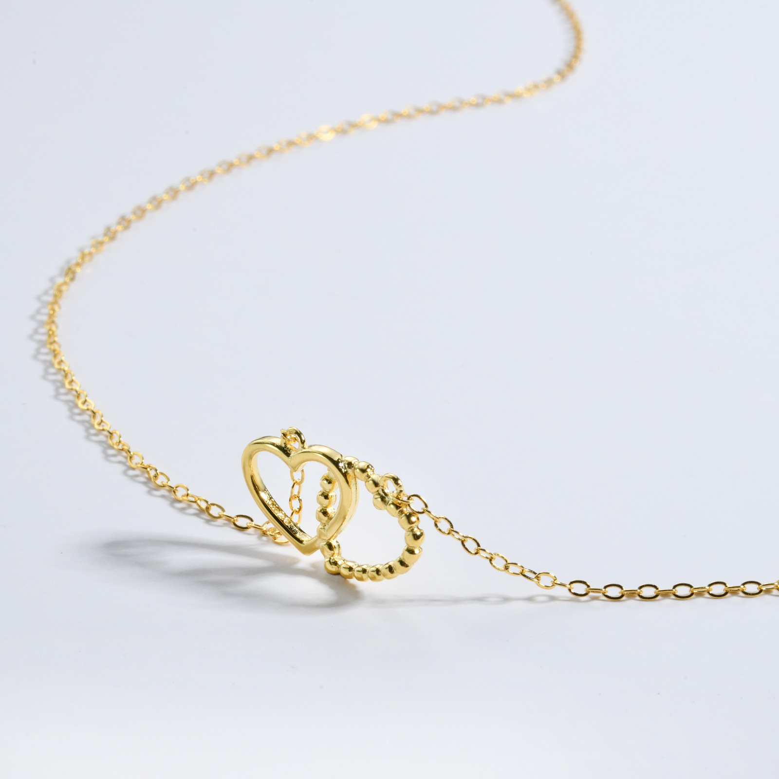 Holiday, Daily Occasion 925 Sterling Silver Material 925 Sterling Silver Plating Heart Shape Pendant Necklace