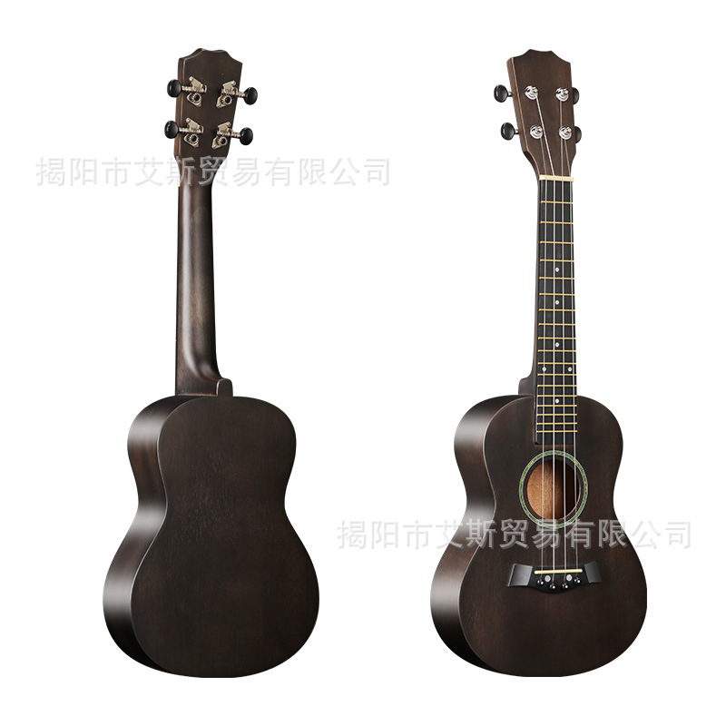 Mahogany Instrument 23 -inch Ukulele Hawaii Four Strough Small Guitar 5