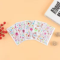 Новый DIY лицо страз завод оптовая продажа кристалл DIY детские декоративные стикеры для сцены макияжа глаз