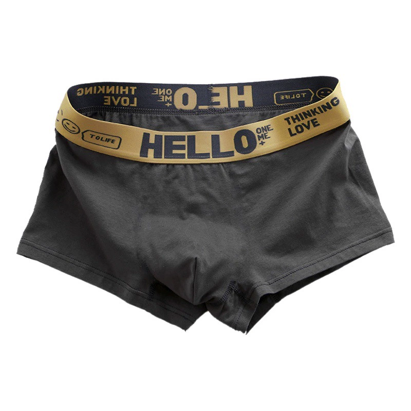 Источник Фабрика Мужское Трусики Оптовая Обнаженные Чувство HELLO Пояс Удобный Дышащий Энергетический Мужское Трусики Средней Талии