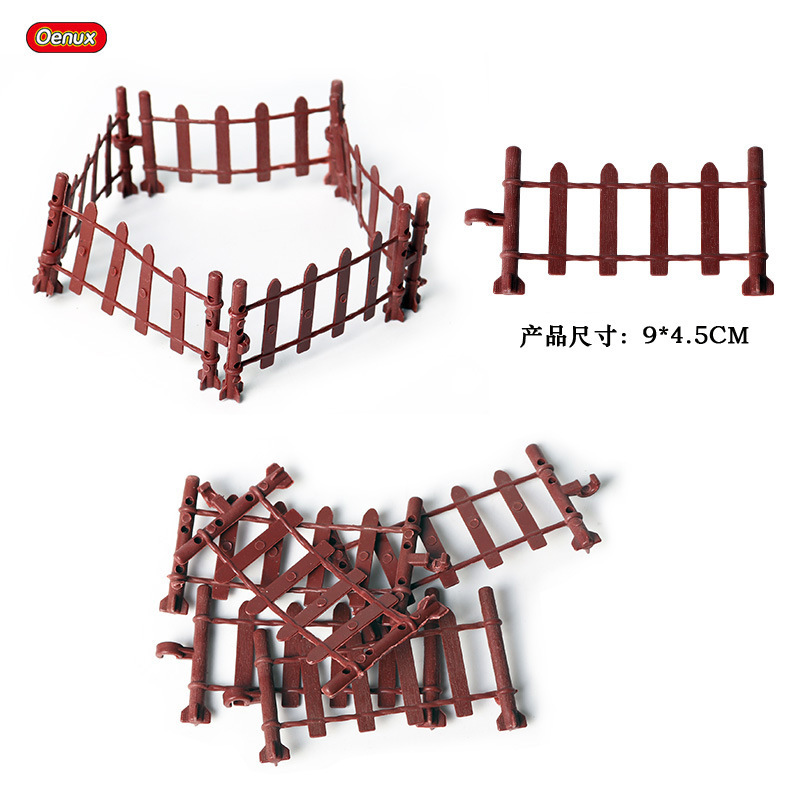 Simulación cognitiva transfronteriza de granja de animales y aves de corral de corral de aislamiento de corral de decoración modelo accesorio