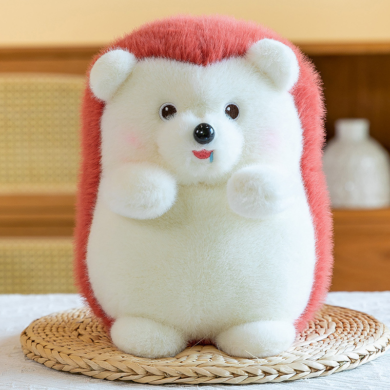 Juguete de peluche de erizo de manzana transfronterizo roba muñecas regalo de cumpleaños fruta de simulación desmontable para enviar muñecas