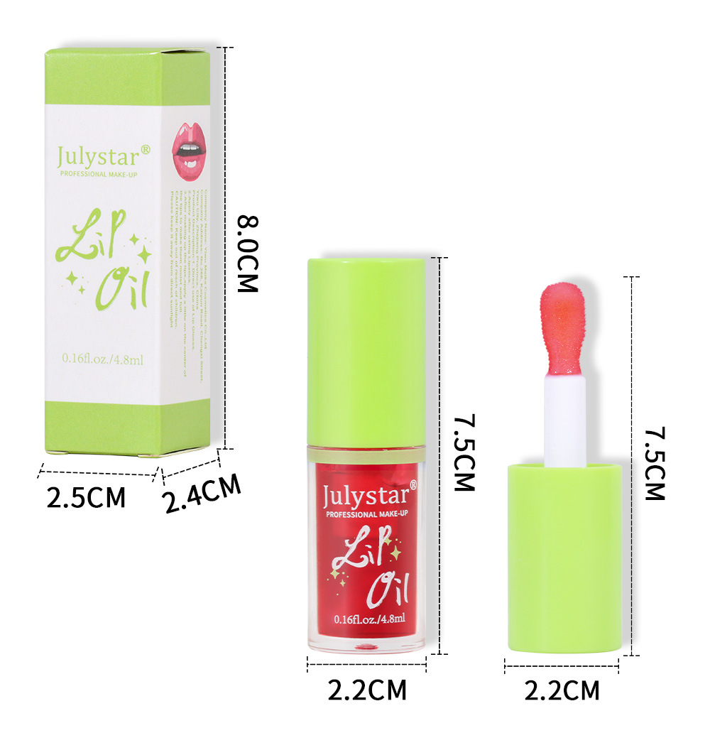 Cross-border beauty products: Long-lasting Moisturizing, transparent and radiant lip oil, nourishing plump lips, Fruit-flavored mirror lip gloss, wholesale for export Application Scenario