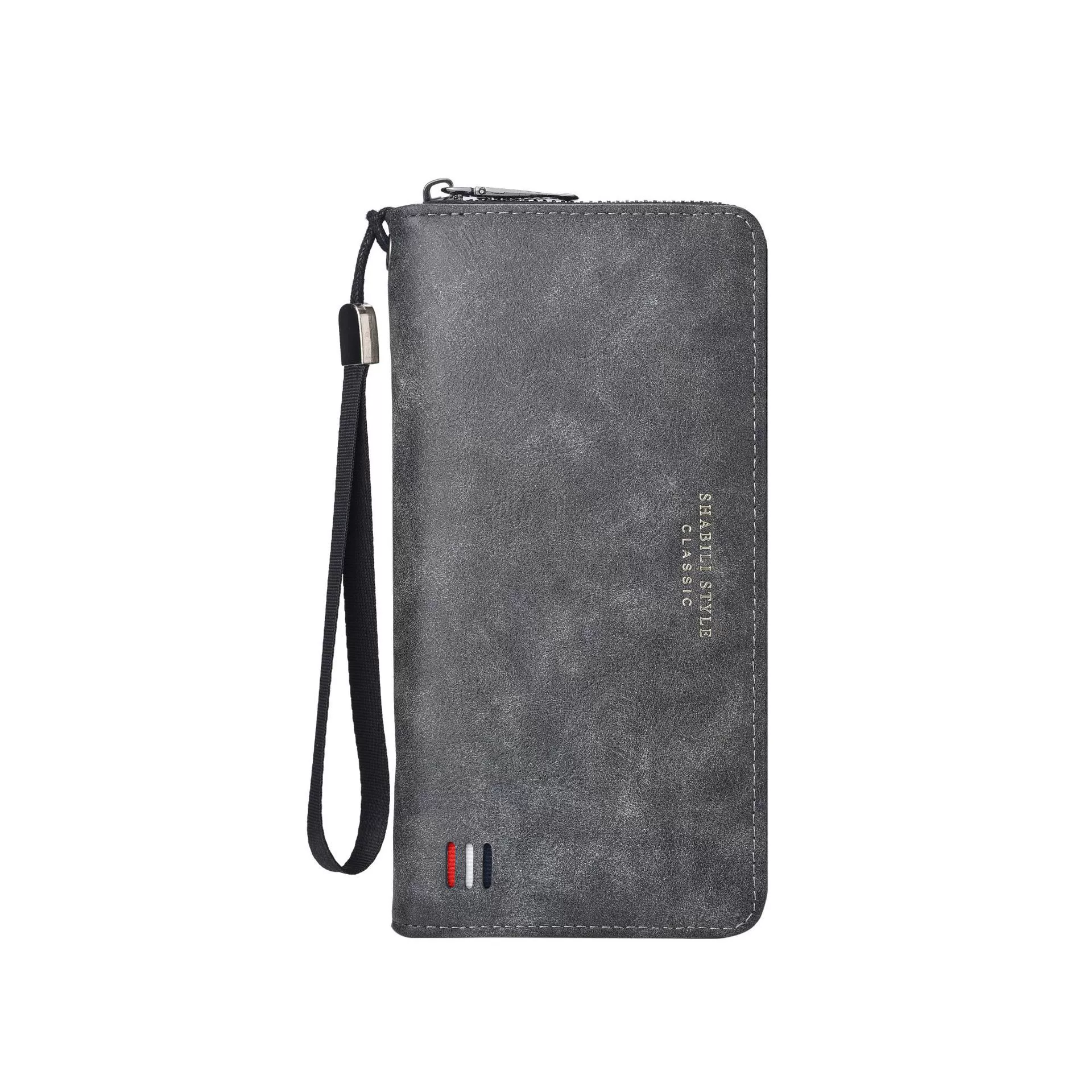 Wallet for leisure, long capacious mobile phone, bag