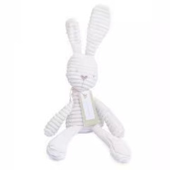 Upgraded Plush Rabbit Baby Soothing Toy with Long Legs for Infant Sleep Companion