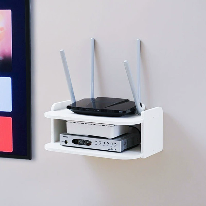 Без перфорации гостиная телевизор настенная приставка стойка маршрутизатор ящик для хранения настенная декоративная перегородка спальня